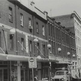Buildings and shop fronts, Dixon Street Haymarket, 1979