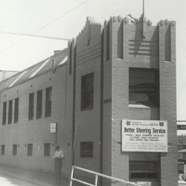 Building sign, Better Streeting Service, Dixon Street Haymarket, 1979