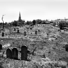 View of Camperdown Cemetery from Australia Street Newtown, 1951