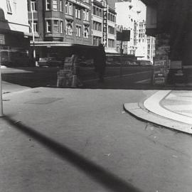 Footway condition survey, Elizabeth Street Sydney, 1973