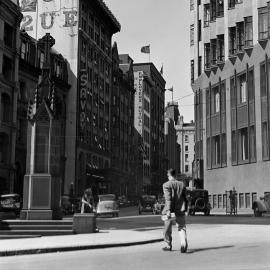 Richard Johnson Square, corner of Hunter Street and Bligh Street Sydney, 1940s