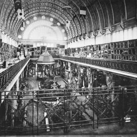 Main hall of the Intercolonial Exhibition Building, Prince Alfred Park Surry Hills, 1870