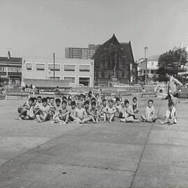 Children at the Prince Alfred Park swimming pool