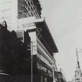 Top of the Town motel under construction