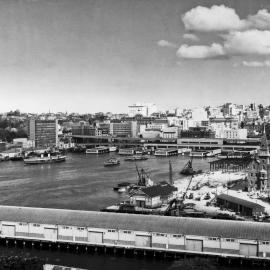 Circular Quay from Dawes Point, 1959