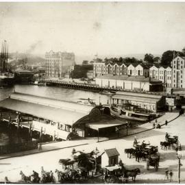 East Circular Quay, 1890