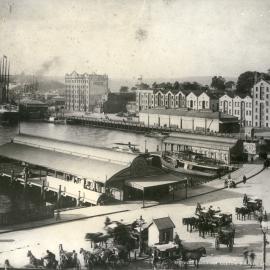 East Circular Quay, 1890
