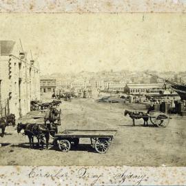 Alfred Street Circular Quay, 1880s
