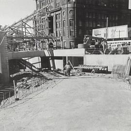 Construction work at Railway Square