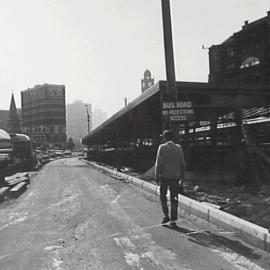 Construction work at Railway Square