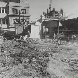 Construction work at Railway Square