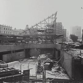 Construction work at Railway Square