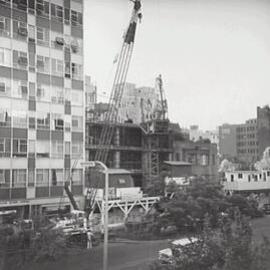 Macquarie St showing construction of Mena House