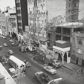 Macquarie St showing construction of Mena House