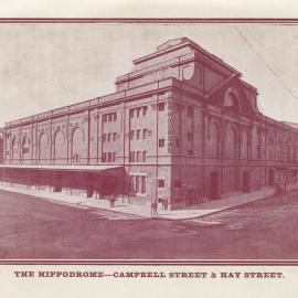 The Hippodrome, Campbell Street Haymarket, 1916