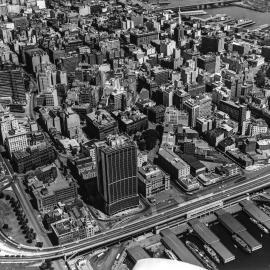 AMP Building and Cahill Expressway, Alfred Street Circular Quay, 1962