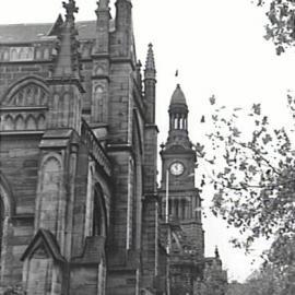 St Andrew's Cathedral and the Town Hall clock tower