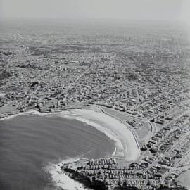 Aerial photograph of Bondi Beach and Ben Buckler headland, 1983