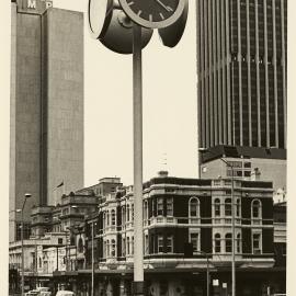 Seiko clock in Alfred Street Circular Quay, 1976