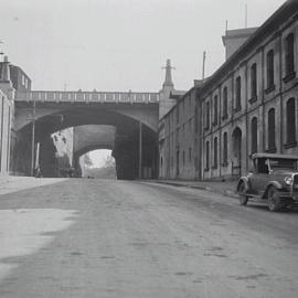 Argyle Cut, Argyle Street, circa 1929