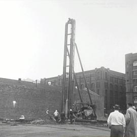 Site of proposed parking station.