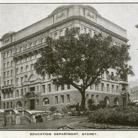 Education Department building and Macquarie Place Park, Sydney, circa 1912