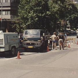 Roadwork on Bridge St