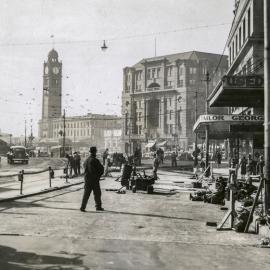 Parcels Post Office and Central Railway Station, George Street Sydney, 1930s