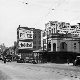 View east on Broadway from Shepherd Street Chippendale, 1933 