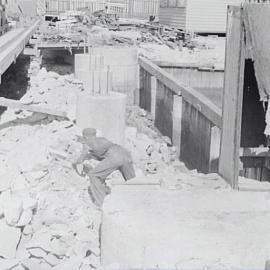 Construction at Circular Quay