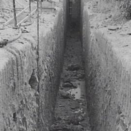 Trench excavation