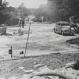 View of construction of expressway near Government House and Conservatorium