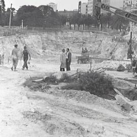 Expressway excavation, adjacent to the Conservatorium of Music