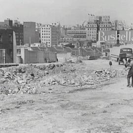 Demolition and excavation work for Cahill Expressway