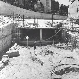 Excavations for Cahill Expressway