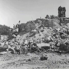 Excavations for Cahill Expressway