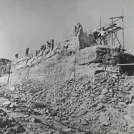 Excavations for Cahill Expressway
