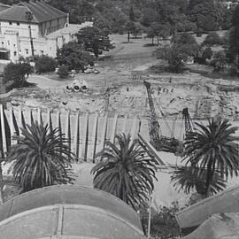 Excavations for Cahill Expressway