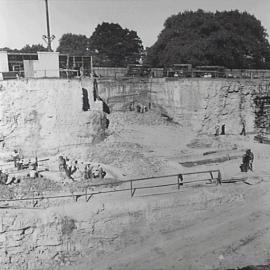 Excavations for the Cahill Expressway