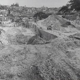 Construction of Cahill Expressway