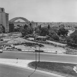 Cahill Expressway at Royal Botanic Gardens, Shakespeare Place Sydney, 1963