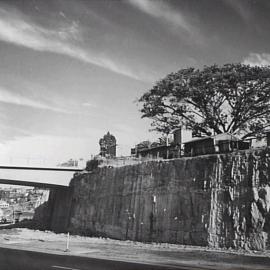 Art Gallery Road bridge, Cahill Expressway Sydney, 1962