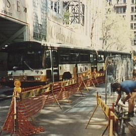 Road works on Carrington St