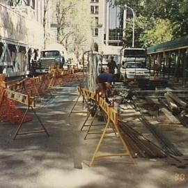 Road works on Carrington St