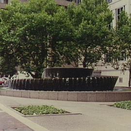 Fountain in front of State Office Block