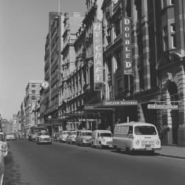 Streetscape, Clarence Street Sydney, 1960