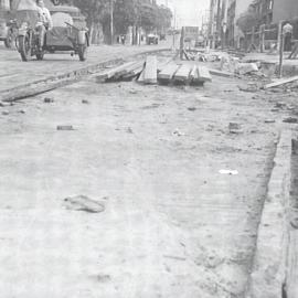 Roadworks in Crown Street