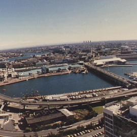 Aerial view of Darling Harbour