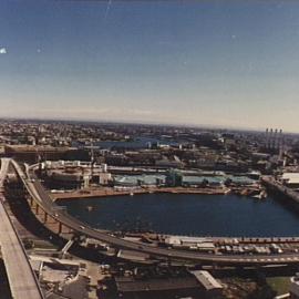 Aerial view of Darling Harbour
