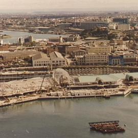 Aerial view of Darling Harbour